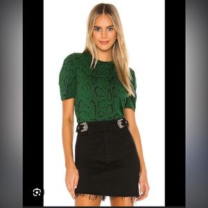 Pam & Gela Snake Print Top